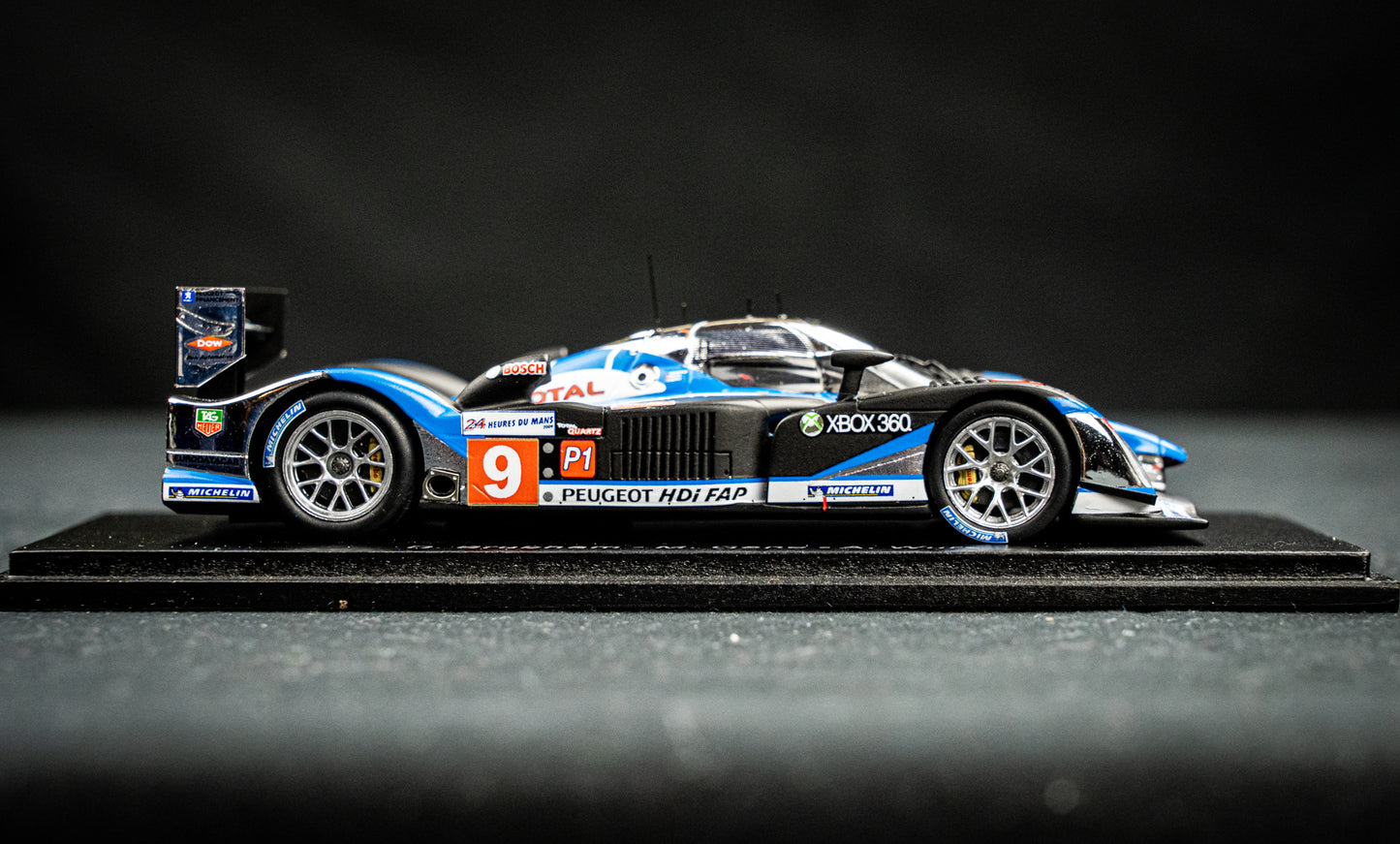 Peugeot 908 HDI no.9 Brabham / Gene / Wurz - Sieger 24h LeMans 2009 - Spark 1:43