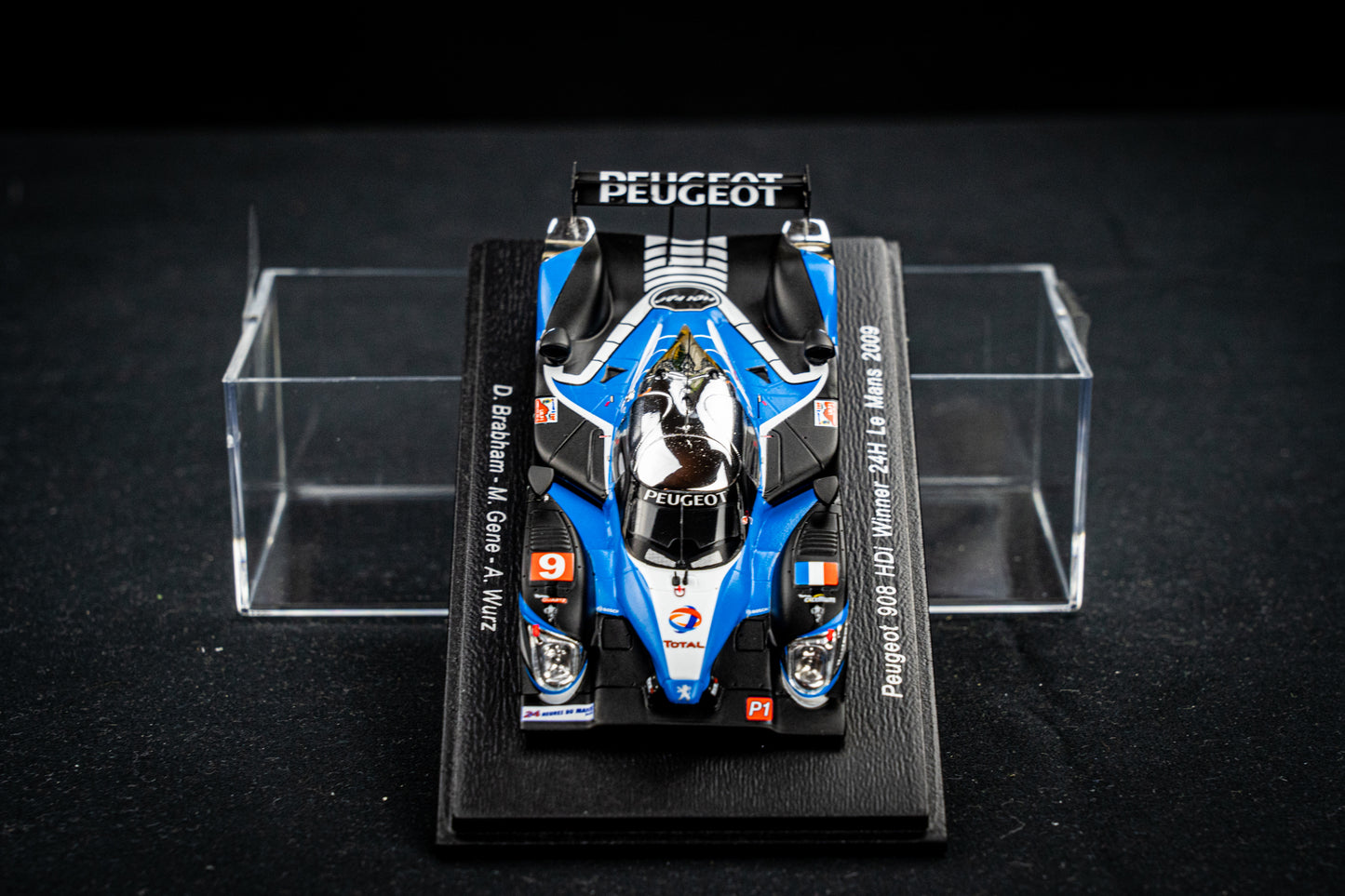 Peugeot 908 HDI no.9 Brabham / Gene / Wurz - Sieger 24h LeMans 2009 - Spark 1:43