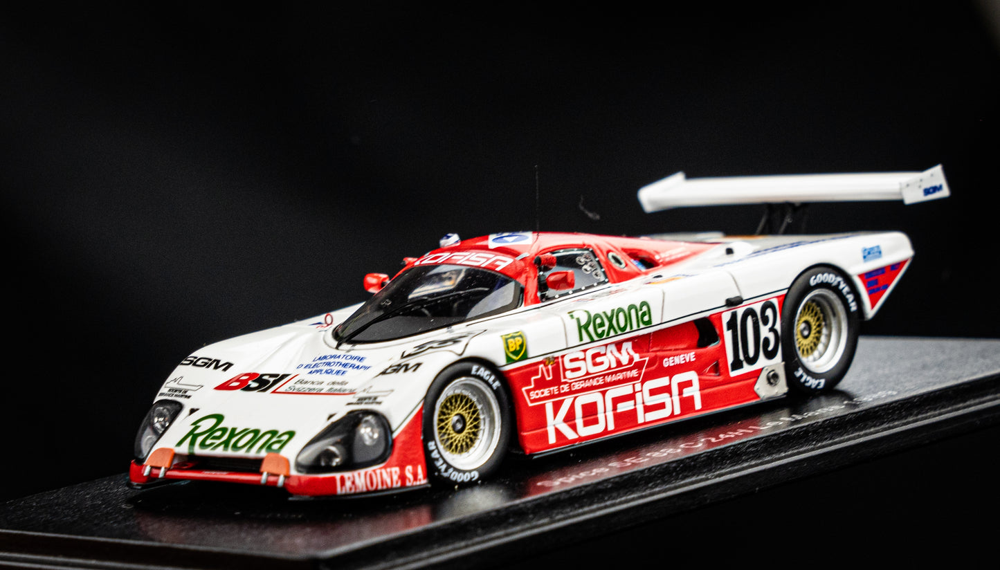 Spice SE 88 C #103 Thuner / de Thoisy / Touroul - 24h LeMans 1989 - Spark 1:43
