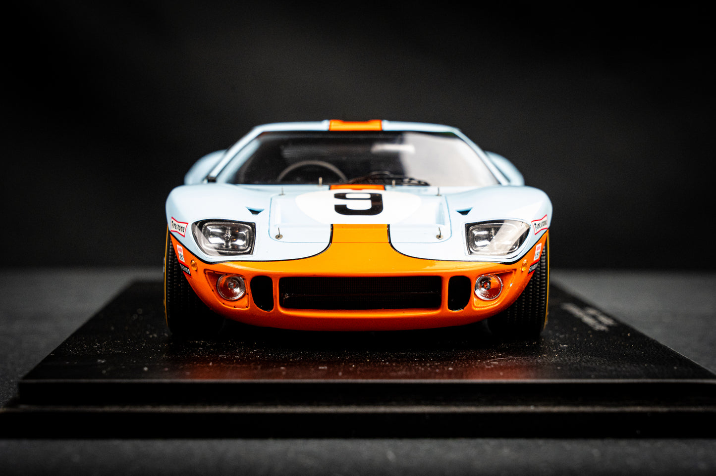 Ford GT40 Gulf #9 P. Rodriguez / L. Bianchi Winner 24h LeMans 1968 , Spark 1:18