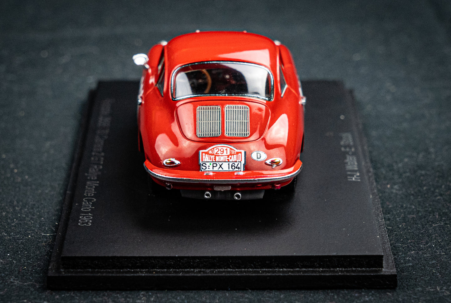 Porsche 356B T6 Carrera 2 GT #291 Walter / Stock - Rallye Monte Carlo 1963 - Spark 1:43