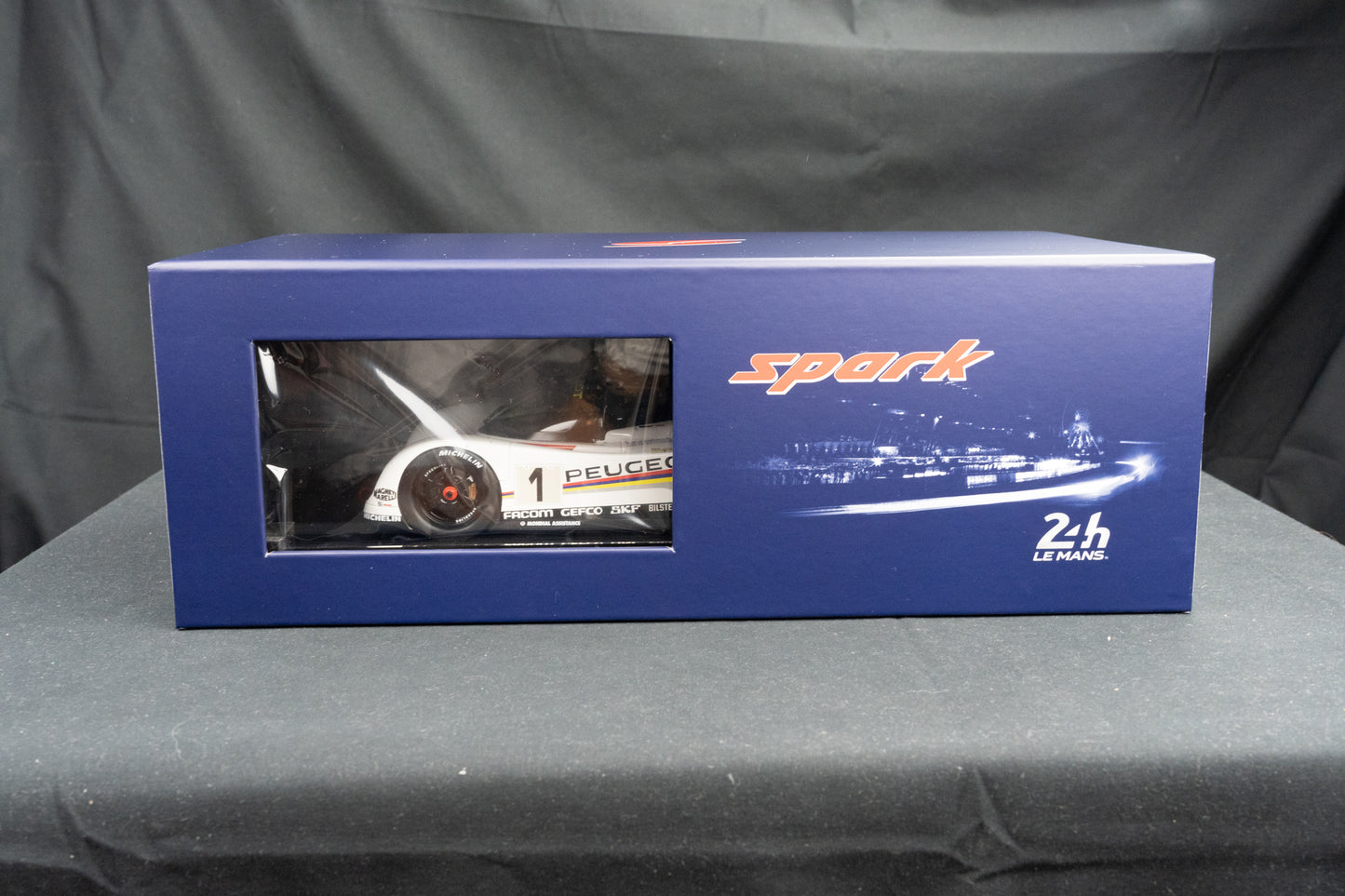 Peugeot 905 #1 Warwick / Dalmas / Blundell - Sieger 24h LeMans 1992, Spark 1:18