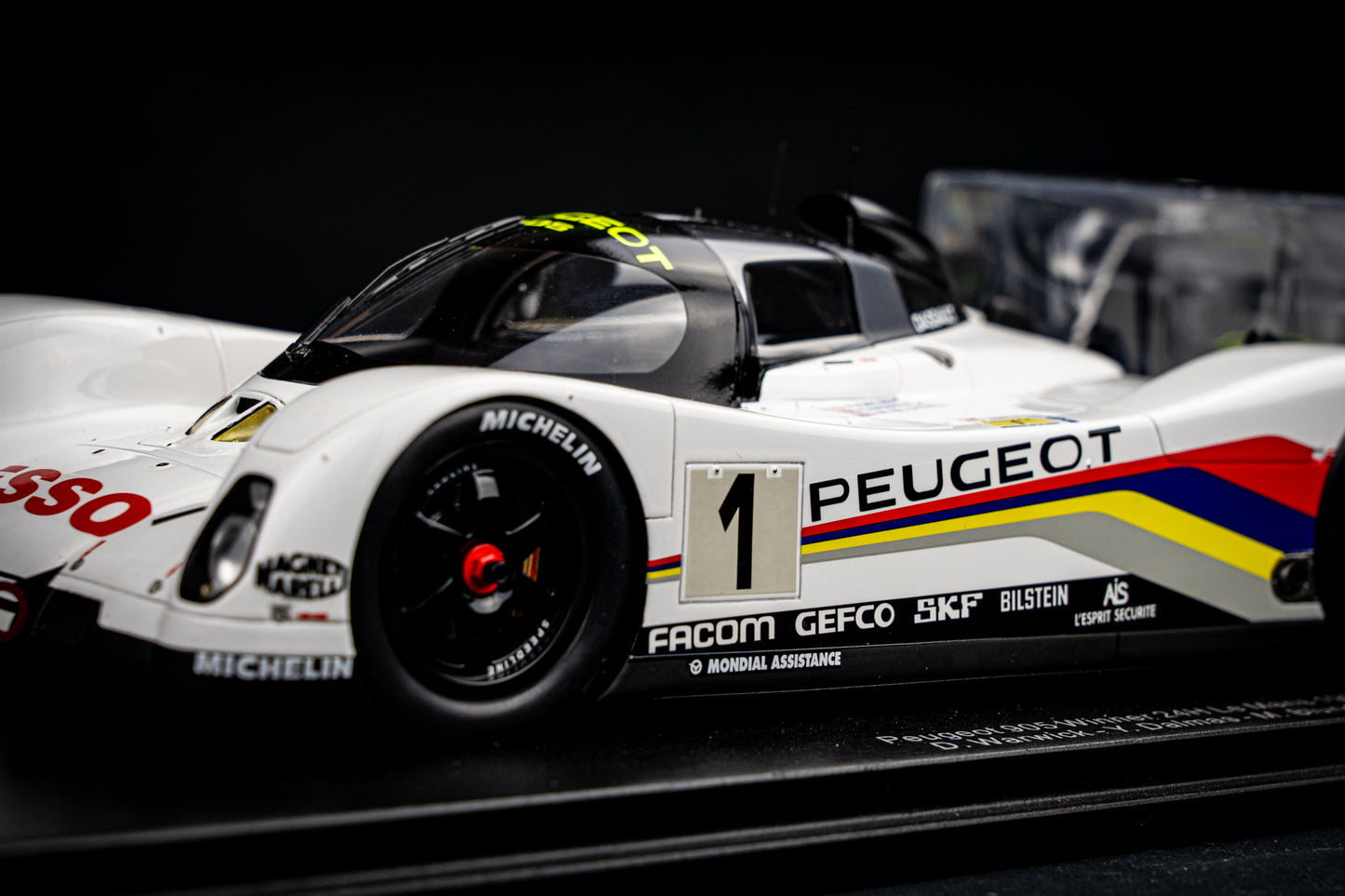 Peugeot 905 #1 Warwick / Dalmas / Blundell - Sieger 24h LeMans 1992, Spark 1:18