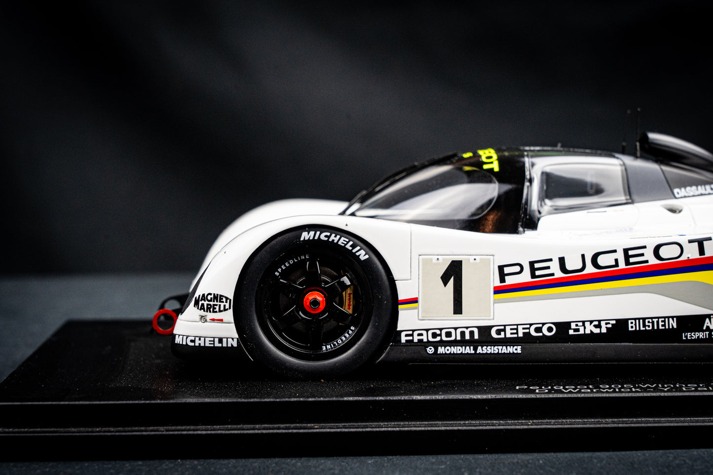 Peugeot 905 #1 Warwick / Dalmas / Blundell - Sieger 24h LeMans 1992, Spark 1:18