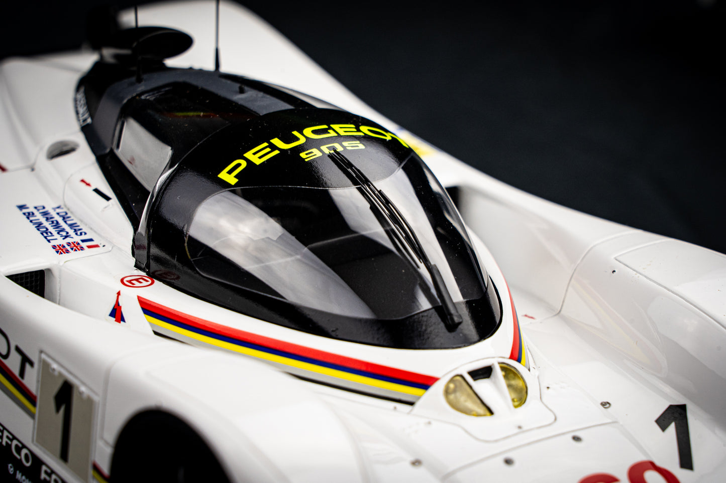 Peugeot 905 #1 Warwick / Dalmas / Blundell - Sieger 24h LeMans 1992, Spark 1:18