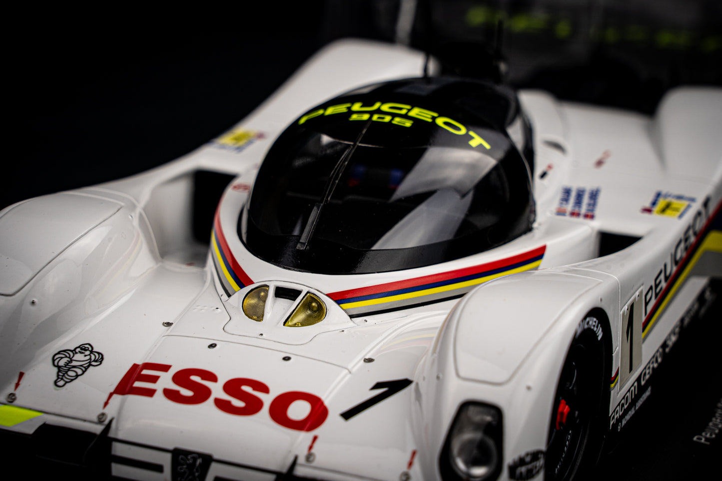 Peugeot 905 #1 Warwick / Dalmas / Blundell - Sieger 24h LeMans 1992, Spark 1:18
