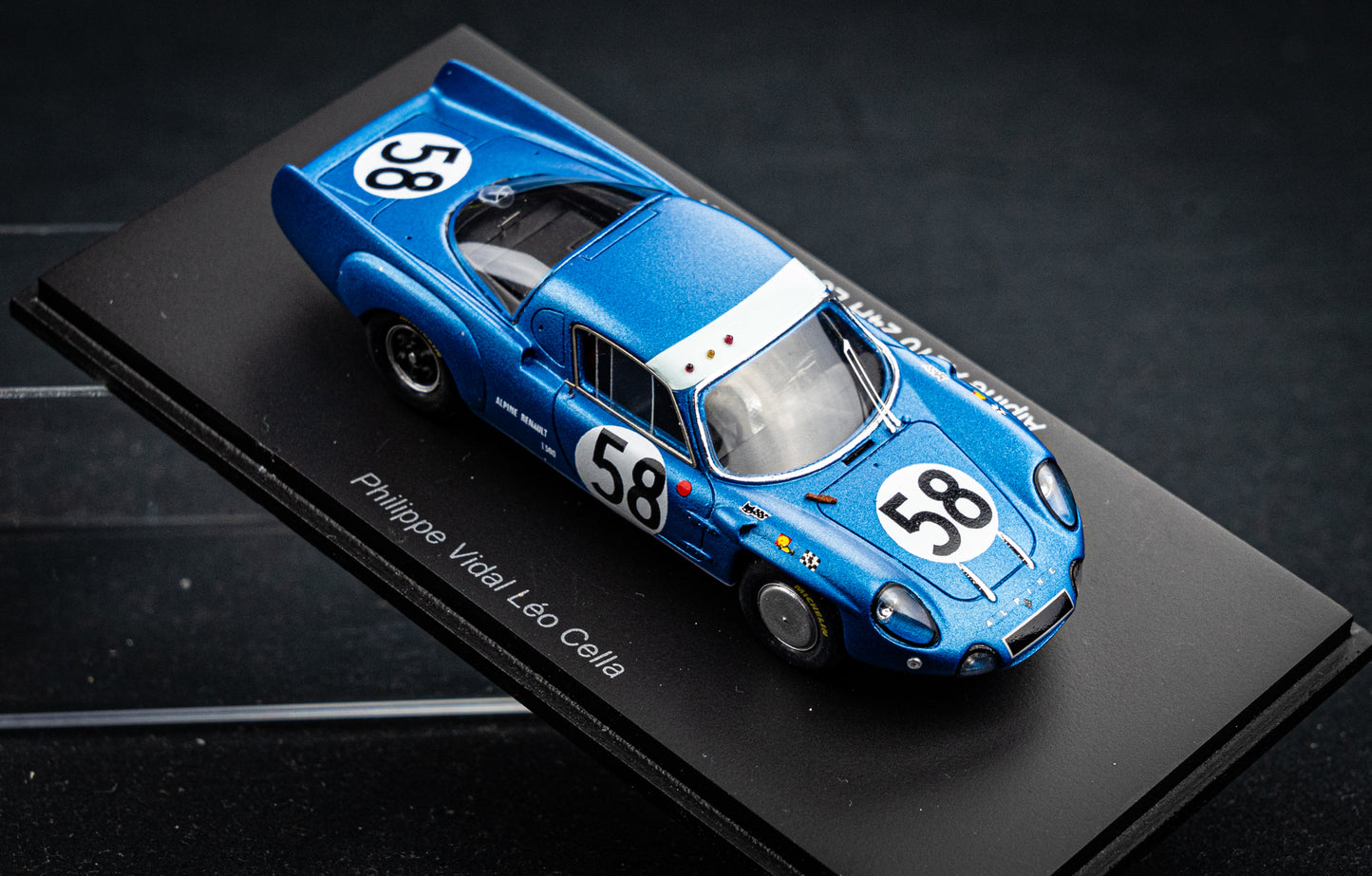 Alpine A210 #58 P. Vidal / L. Cella - 24h LeMans 1967 - Spark 1:43