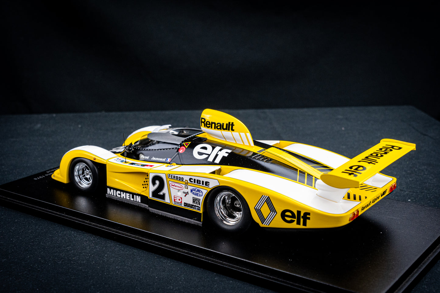 Renault Alpine A442B #2 Pironi / Jaussaud - Sieger 24h LeMans 1978, Spark 1:18