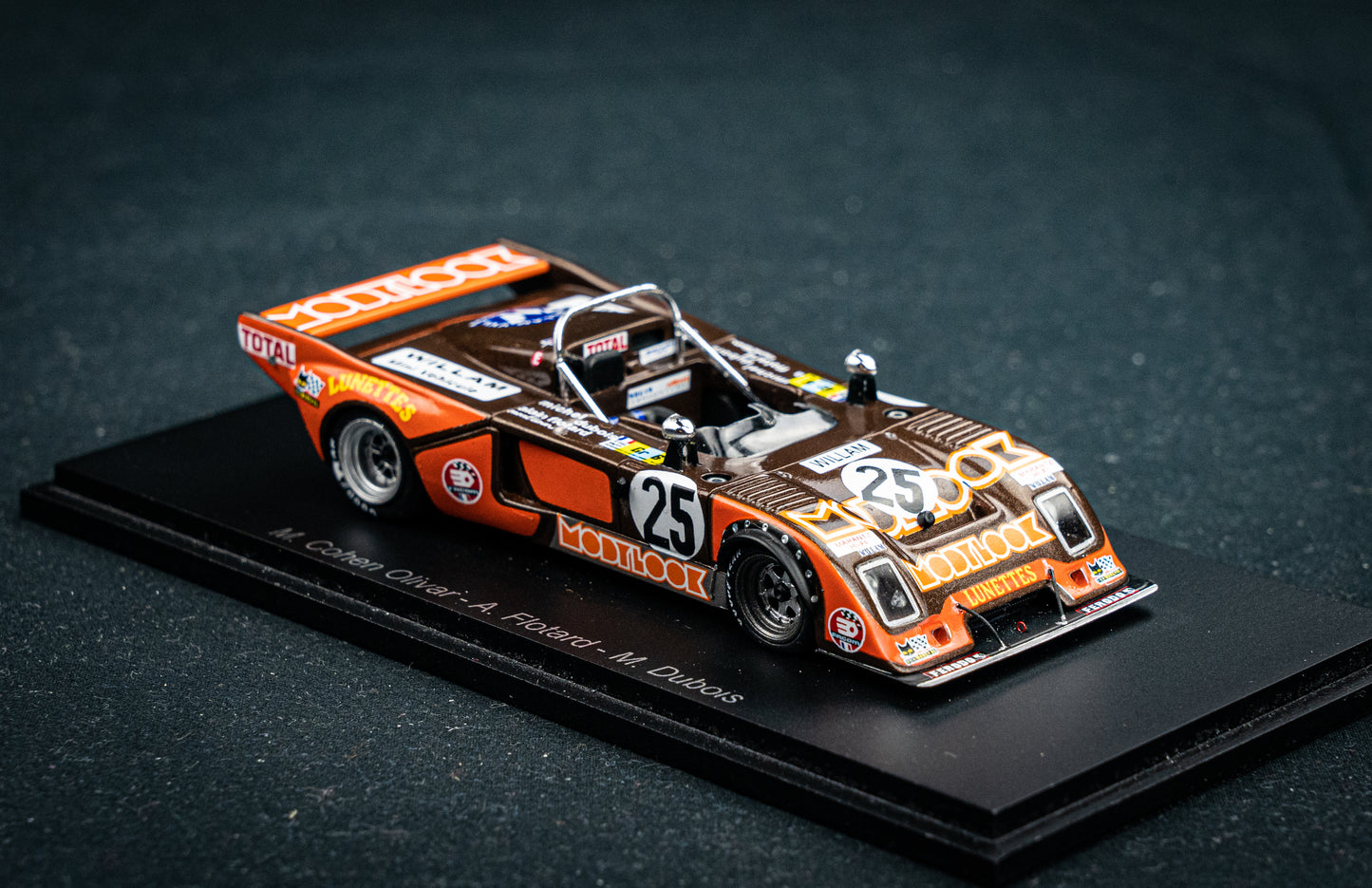 Chevron B36 #25 Oliver / Flotard / Dubois - 24h LeMans 1977 - Spark 1:43