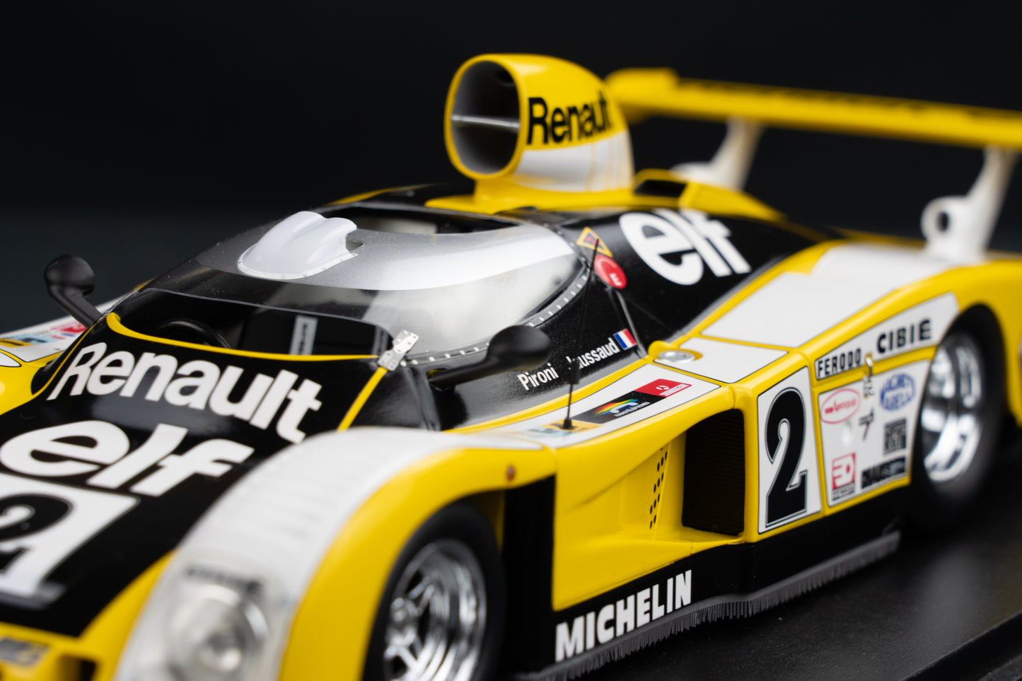 Renault Alpine A442B #2 Pironi / Jaussaud - Sieger 24h LeMans 1978, Spark 1:18