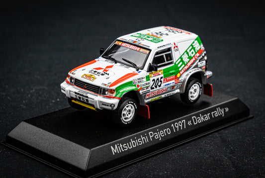 Mitsubishi Pajero #205 K. Shinozuka / H. Magne - Sieger Rallye Paris Dakar 1997 - Norev 1:43