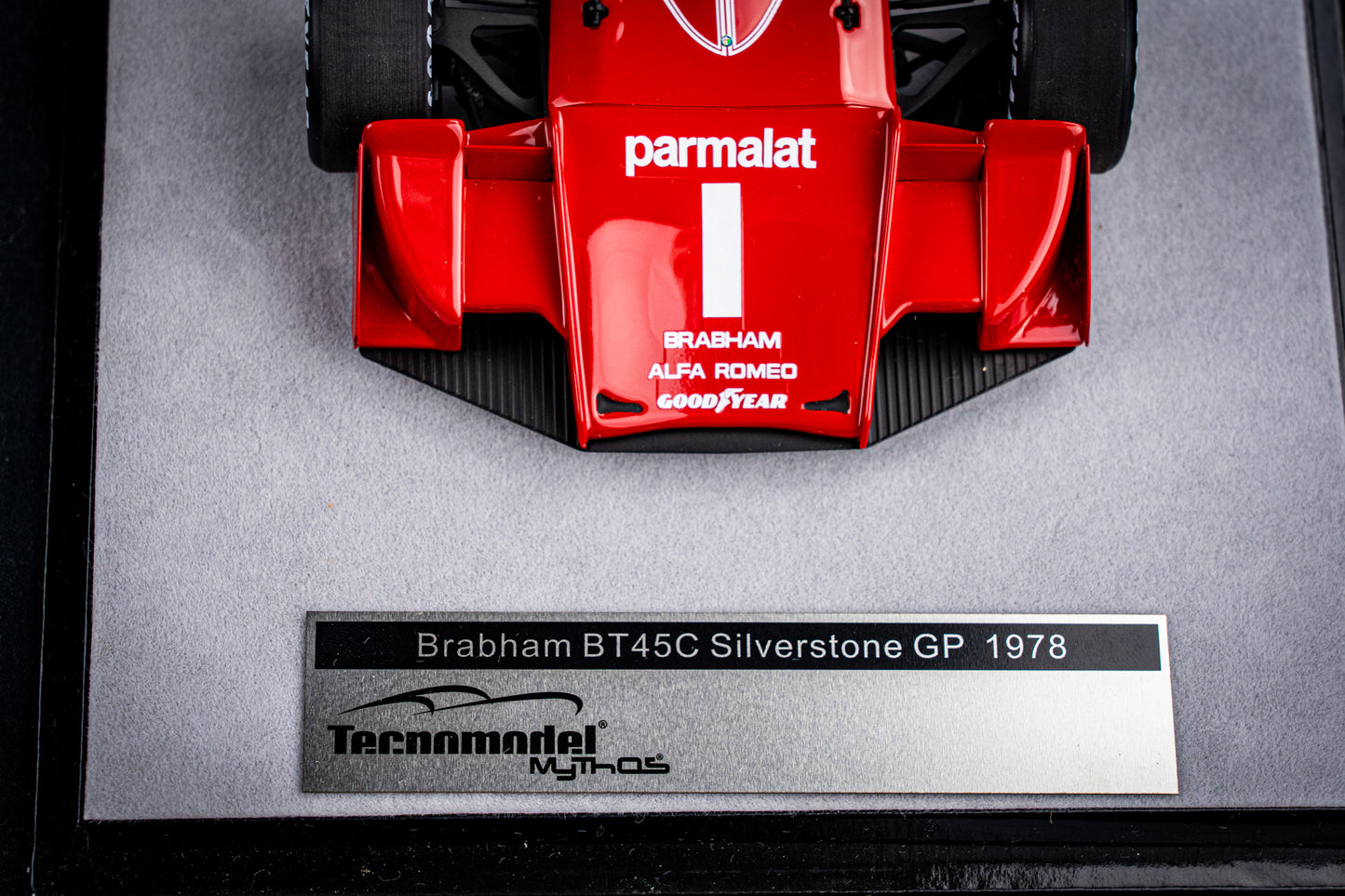 Niki Lauda #1 Brabham BT45C lim. 1/110 pcs. 2nd GP England / Silverstone 1978, Tecnomodel 1:18