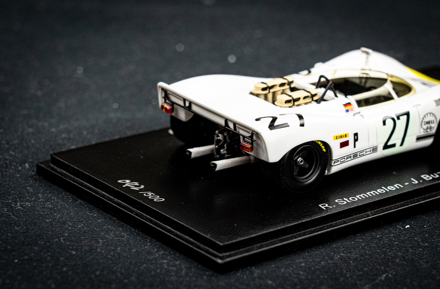 Porsche 908-2 #27 lim. 500 Stk. Stommelen / Buzzetta / Ahrens - 3rd 12h Sebring 1969 - Spark 1:43