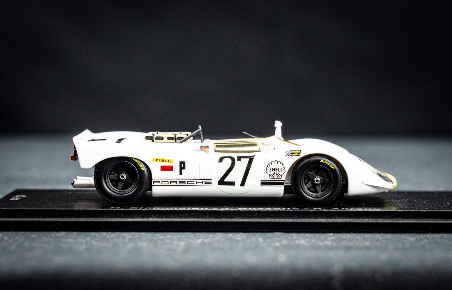Porsche 908-2 #27 lim. 500 Stk. Stommelen / Buzzetta / Ahrens - 3rd 12h Sebring 1969 - Spark 1:43