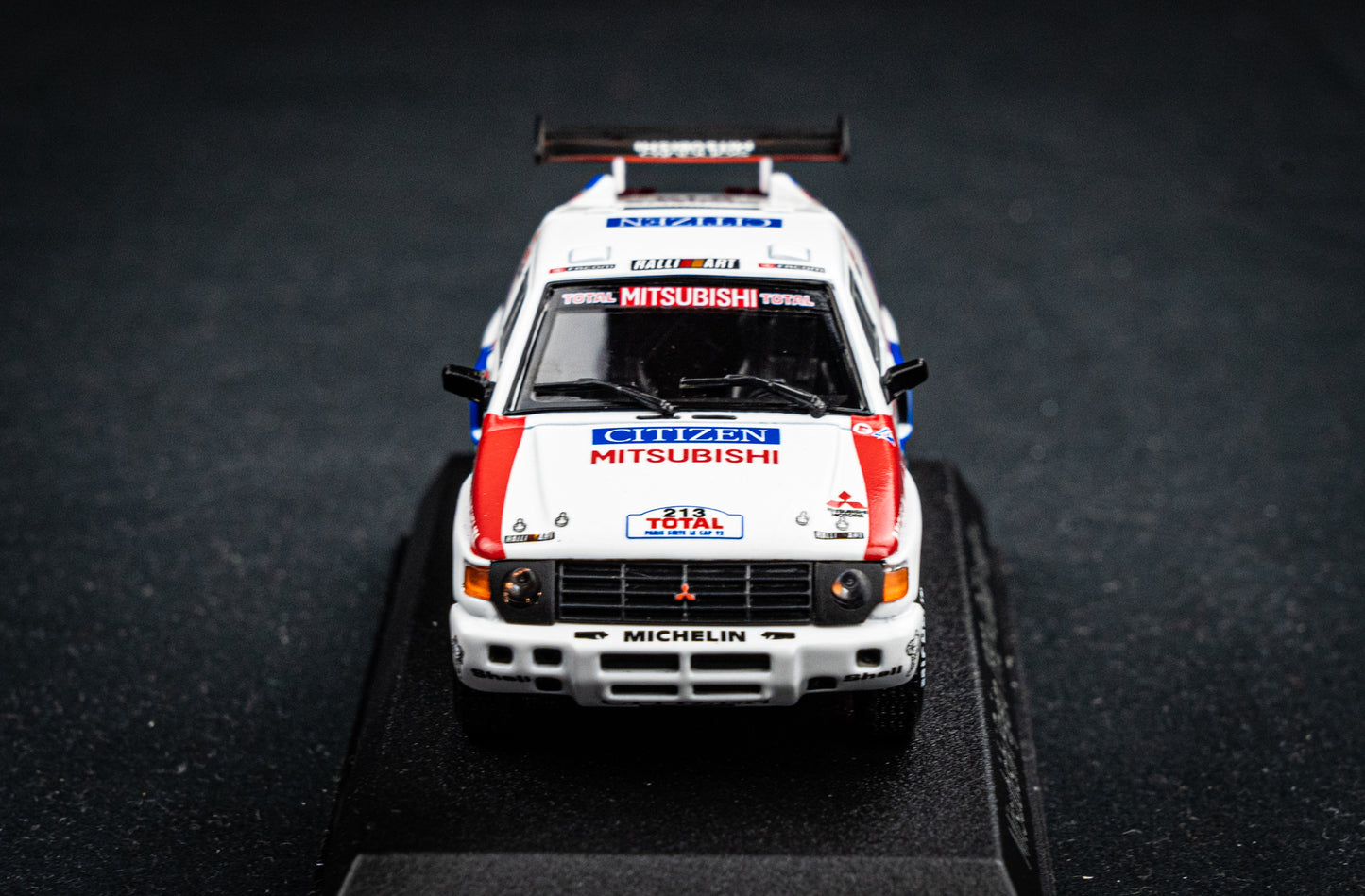 Mitsubishi Pajero #213 K. Shinozuka / H. Magne - 3rd Rallye Paris Dakar 1992 - Norev 1:43
