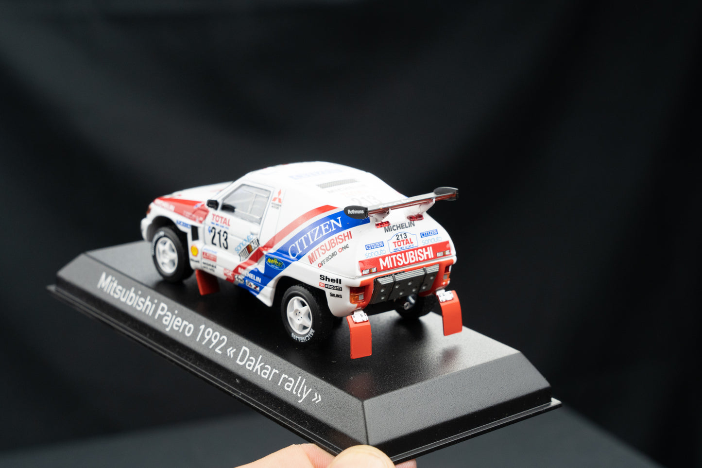 Mitsubishi Pajero #213 K. Shinozuka / H. Magne - 3rd Rallye Paris Dakar 1992 - Norev 1:43