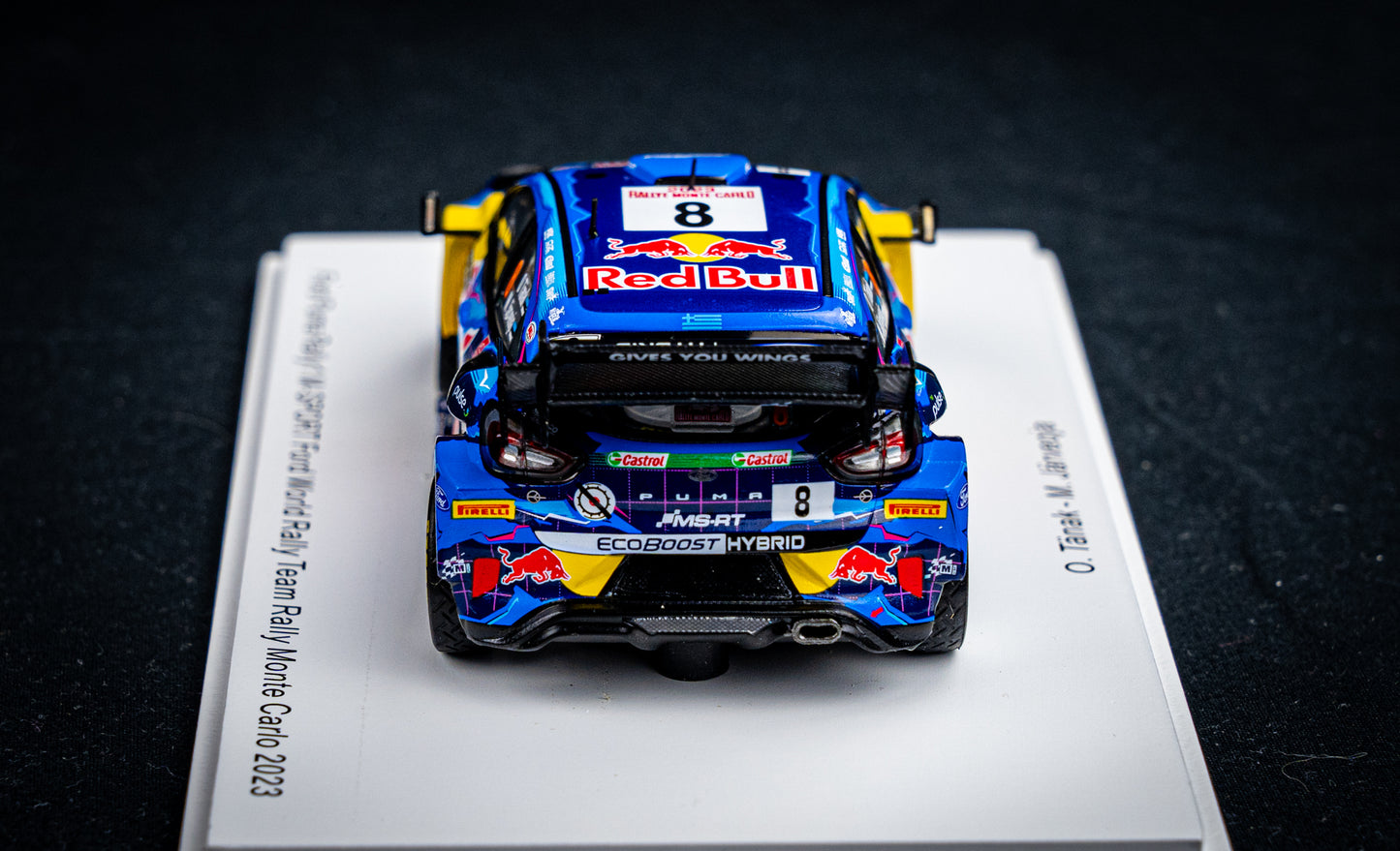 Ford Puma Rallye1 #8 O. Tänak / M. Järveoja - 5th Rallye Monte Carlo 2023 - Spark 1:43