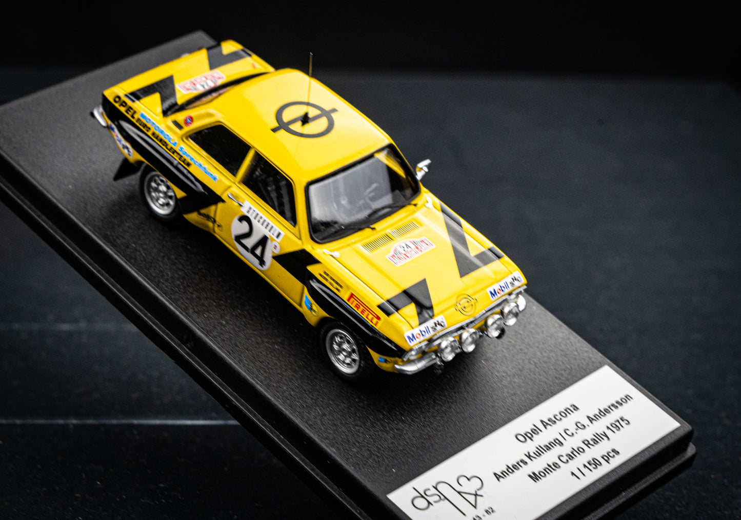 Opel Ascona #24 lim. 1/150 Stk. A. Kullang / C.G. Andersson - Rallye Monte Carlo 75 DSN