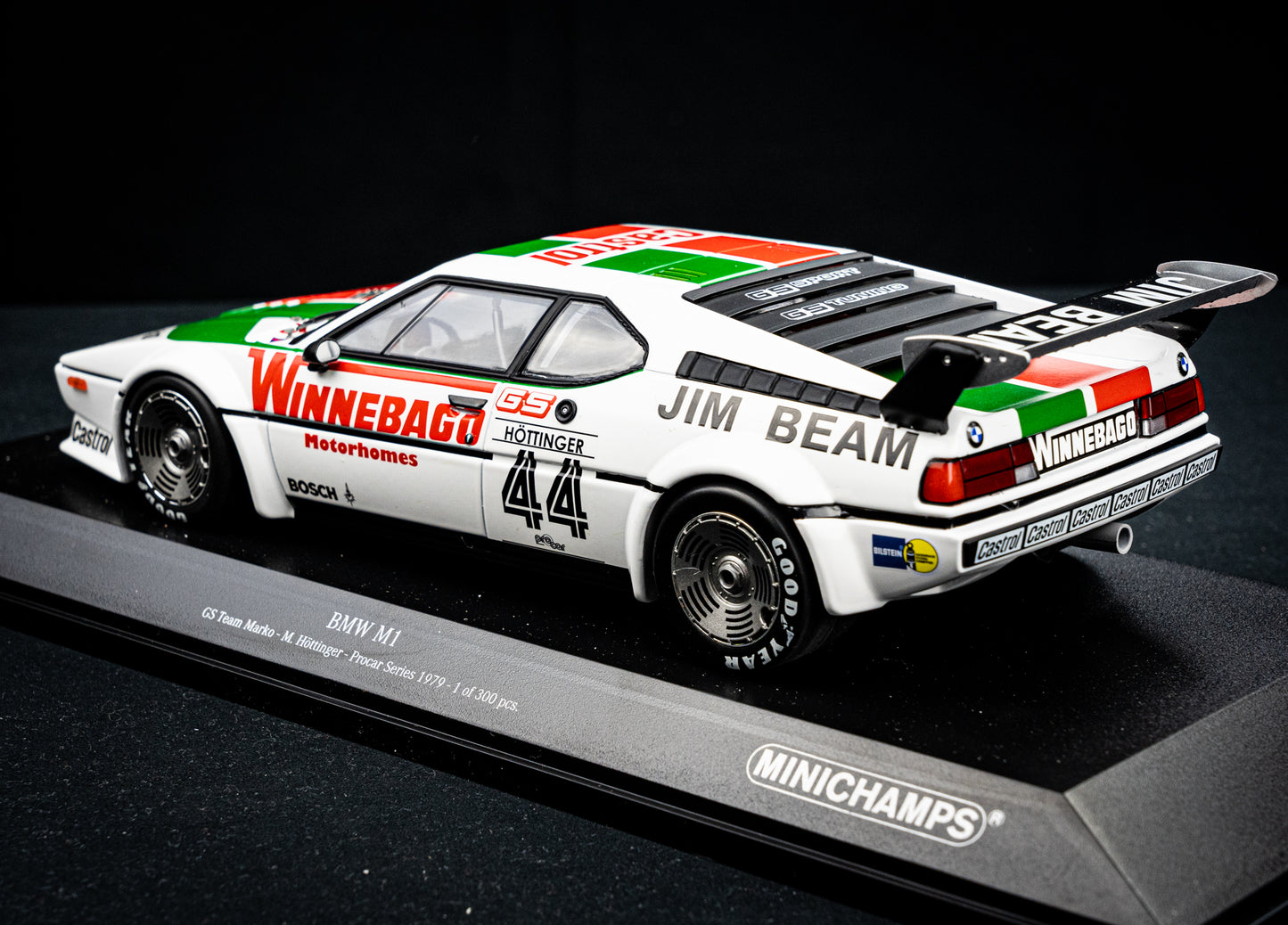 BMW M1 #44 Markus Höttinger lim. 300 pcs. GS Team Marko - Procar Series 1979 - Minichamps 1:18