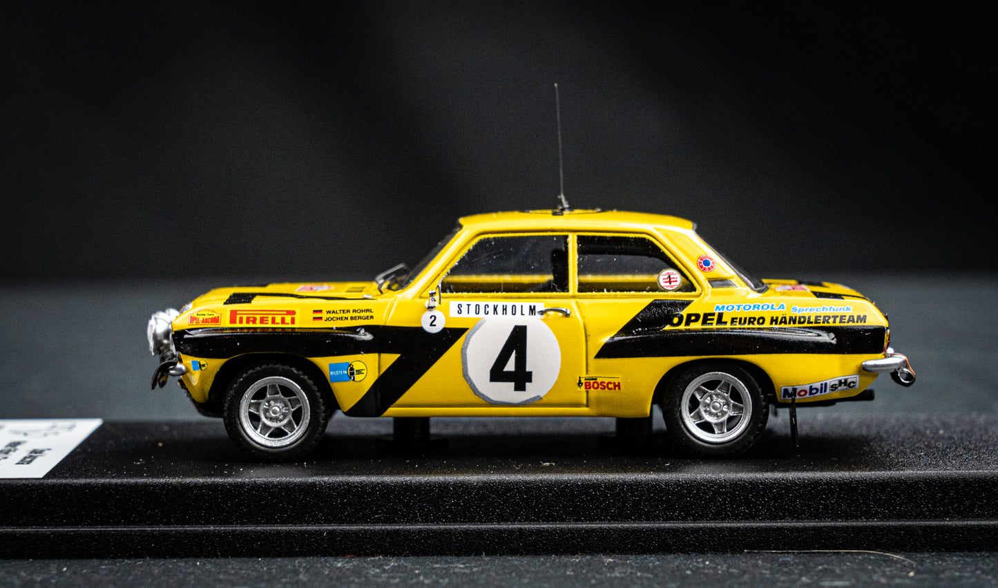 Opel Ascona #4 lim. 1/150 Stk. W. Röhrl /J. Berger - Rallye Monte Carlo 75 DSN