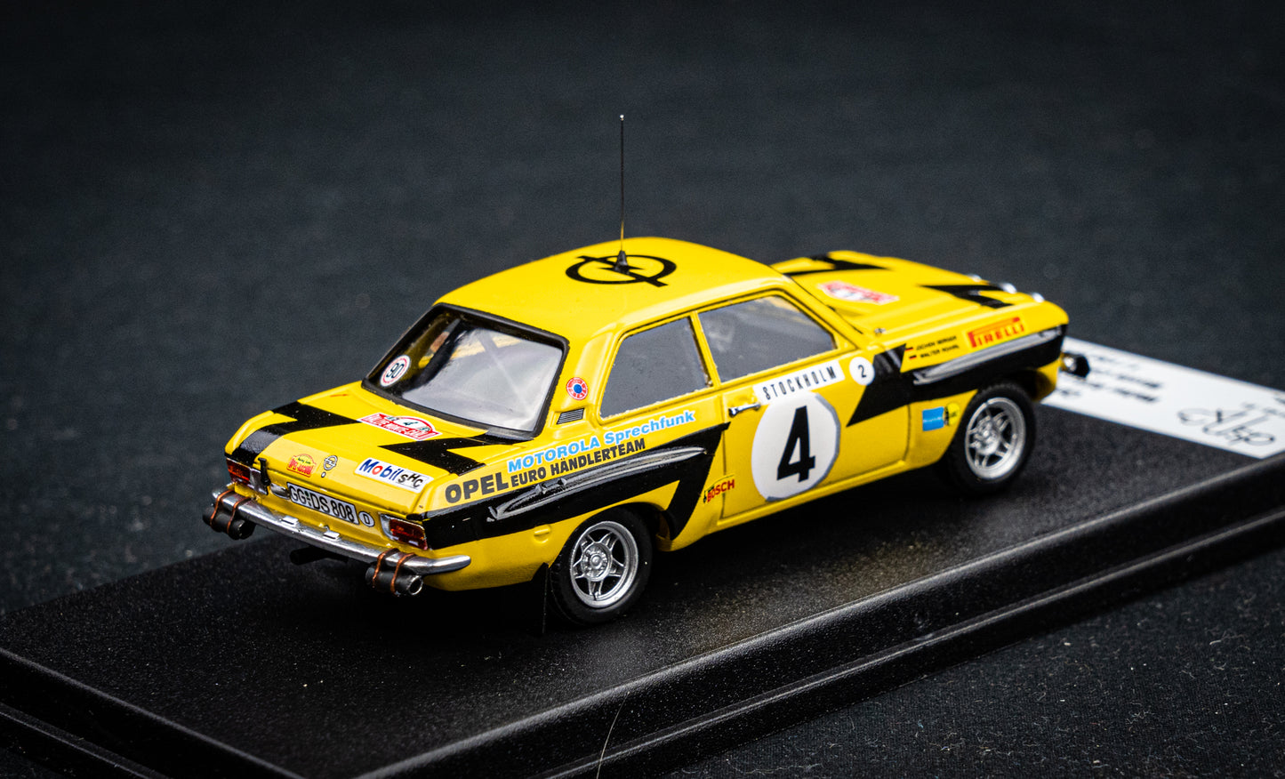 Opel Ascona #4 lim. 1/150 Stk. W. Röhrl /J. Berger - Rallye Monte Carlo 75 DSN