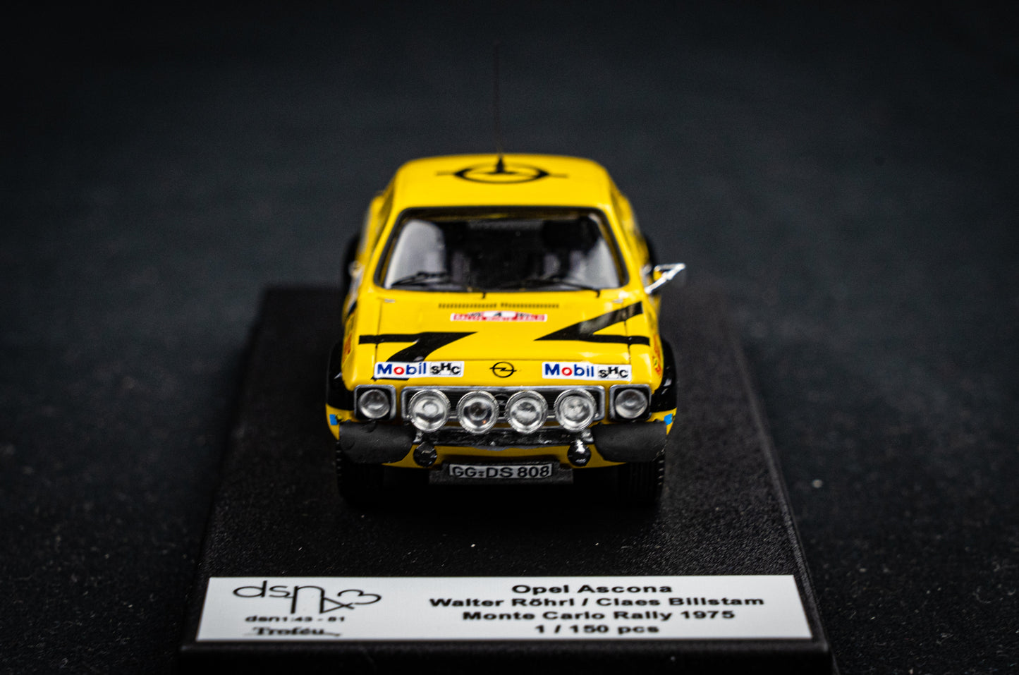 Opel Ascona #4 lim. 1/150 Stk. W. Röhrl /J. Berger - Rallye Monte Carlo 75 DSN