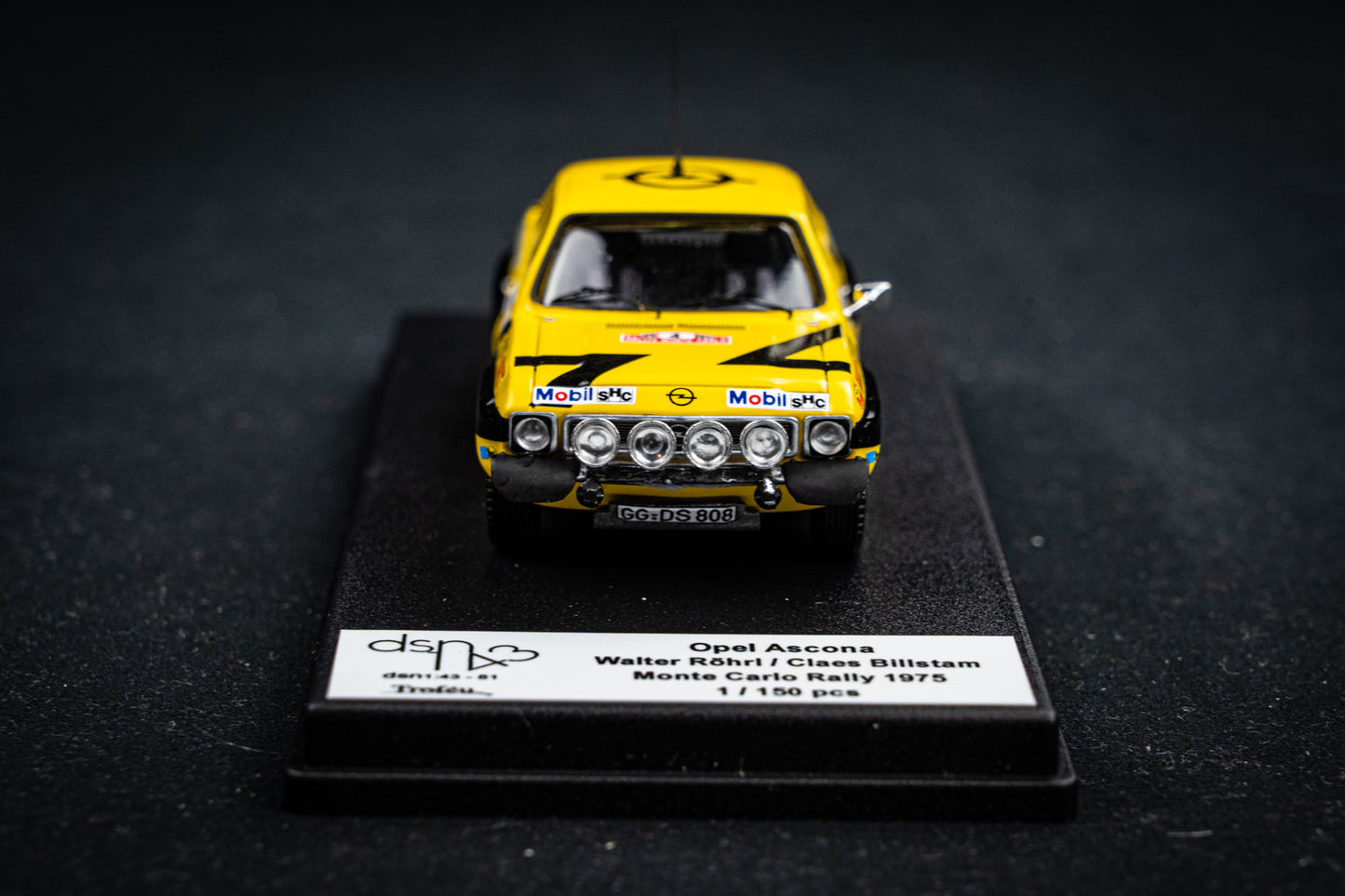 Opel Ascona #4 lim. 1/150 Stk. W. Röhrl /J. Berger - Rallye Monte Carlo 75 DSN