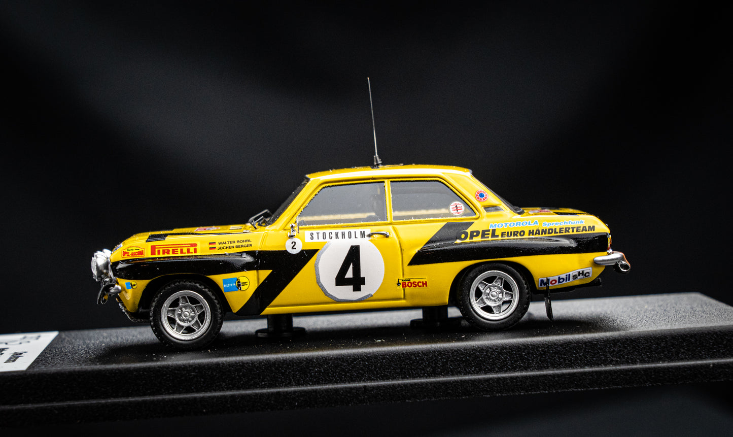 Opel Ascona #4 lim. 1/150 Stk. W. Röhrl /J. Berger - Rallye Monte Carlo 75 DSN