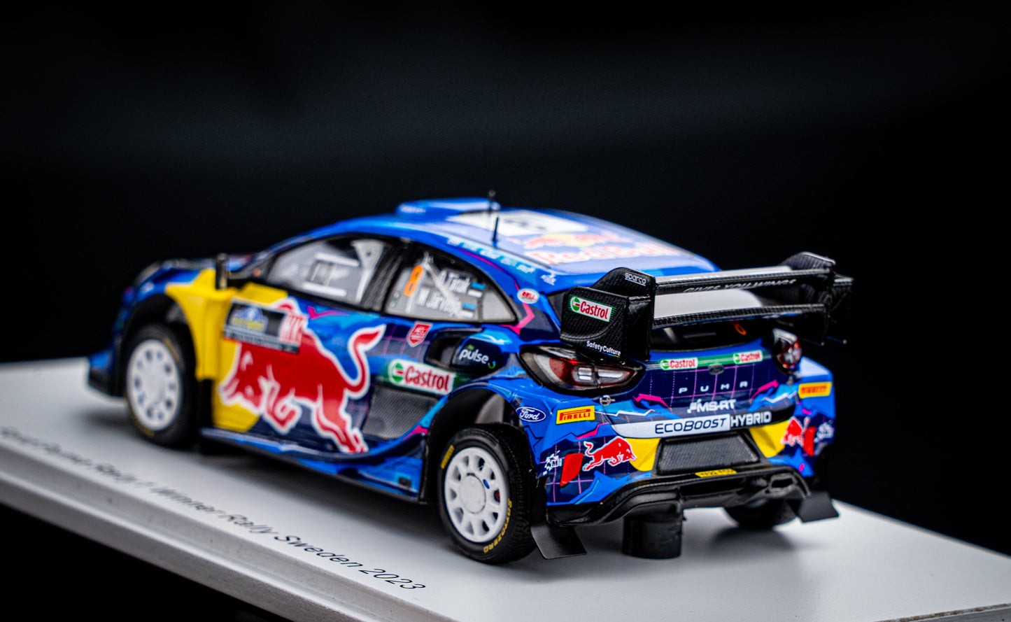 Ford Puma Rallye1 #8 O. Tänak / M. Järveoja - Winner Rallye Schweden 2023 - Spark 1:43