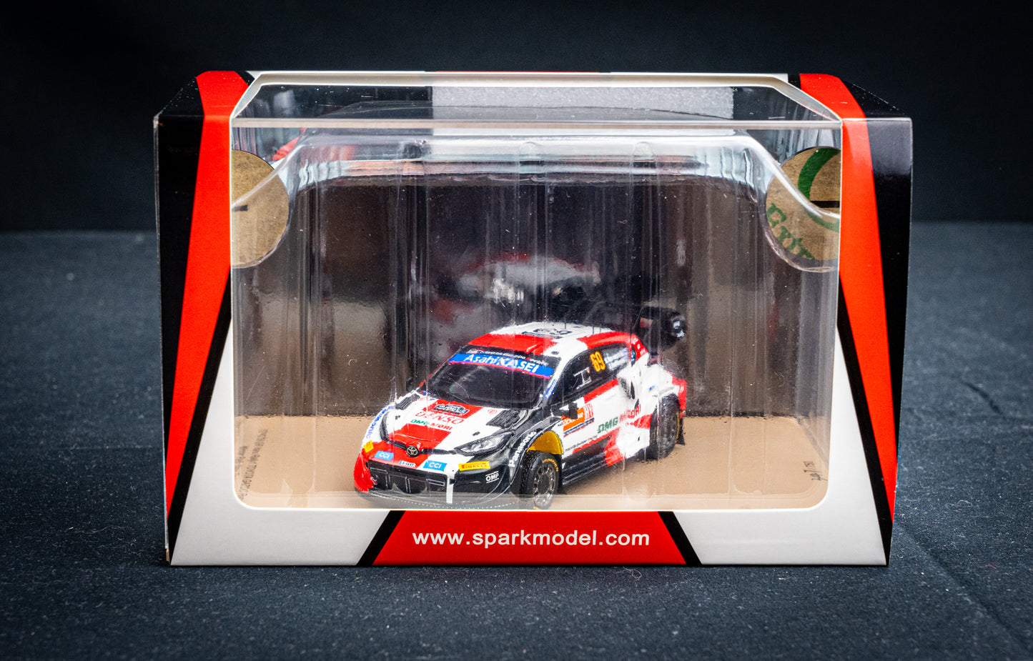 Toyota GR Yaris Rallye1 #69 Rovanperä / Haltunnen - Winner Rallye New Zealand - Weltmeister 2022 - Spark 1:43