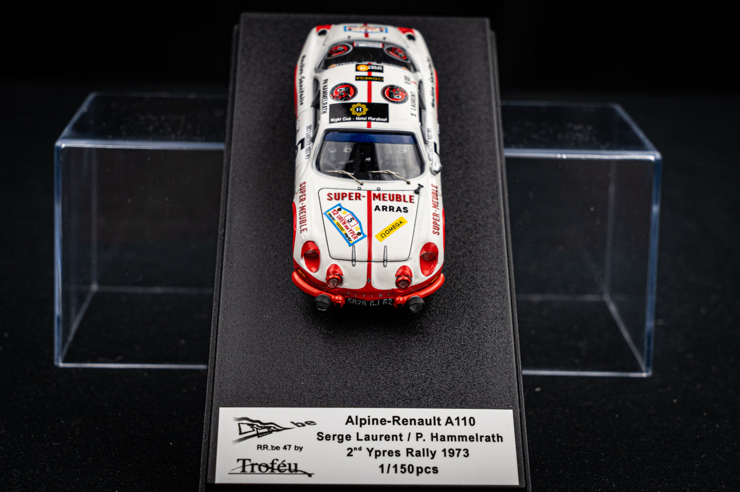 Renault Alpine A110 #5 lim. 1/150 Stk. S. Laurent / P. Hammelrath - 2nd Ypres Rallye 73