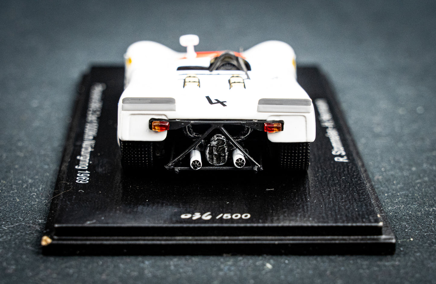 Porsche 908-2 #4 lim. 500 Stk. R. Stommelen / H. Herrmann - 2nd 1000km Nürburgring 1969 - Spark 1:43