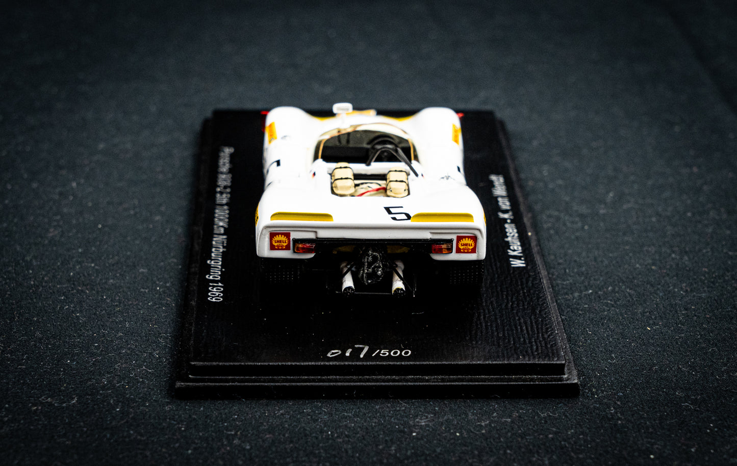 Porsche 908-2 #5 lim. 700 Stk. W. Kauhsen / K. von Wendt - 5th 1000km Nürburgring 1969 - Spark 1:43