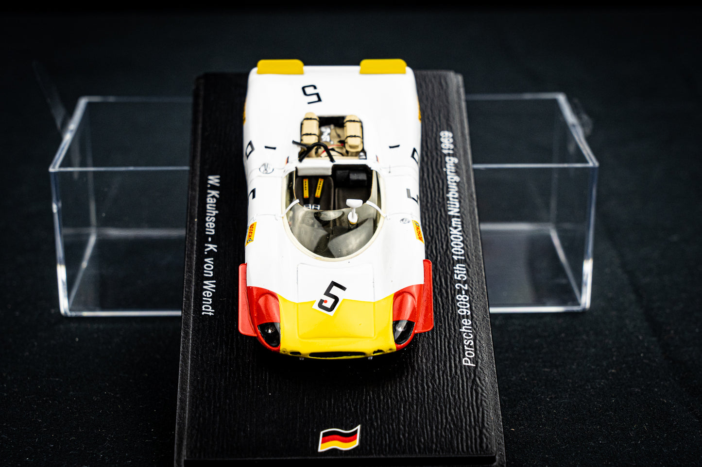 Porsche 908-2 #5 lim. 700 Stk. W. Kauhsen / K. von Wendt - 5th 1000km Nürburgring 1969 - Spark 1:43