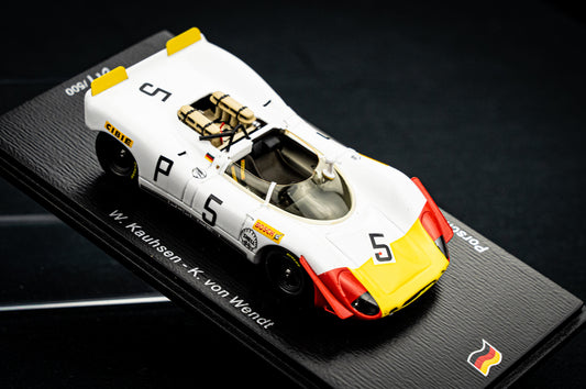 Porsche 908-2 #5 lim. 700 Stk. W. Kauhsen / K. von Wendt - 5th 1000km Nürburgring 1969 - Spark 1:43