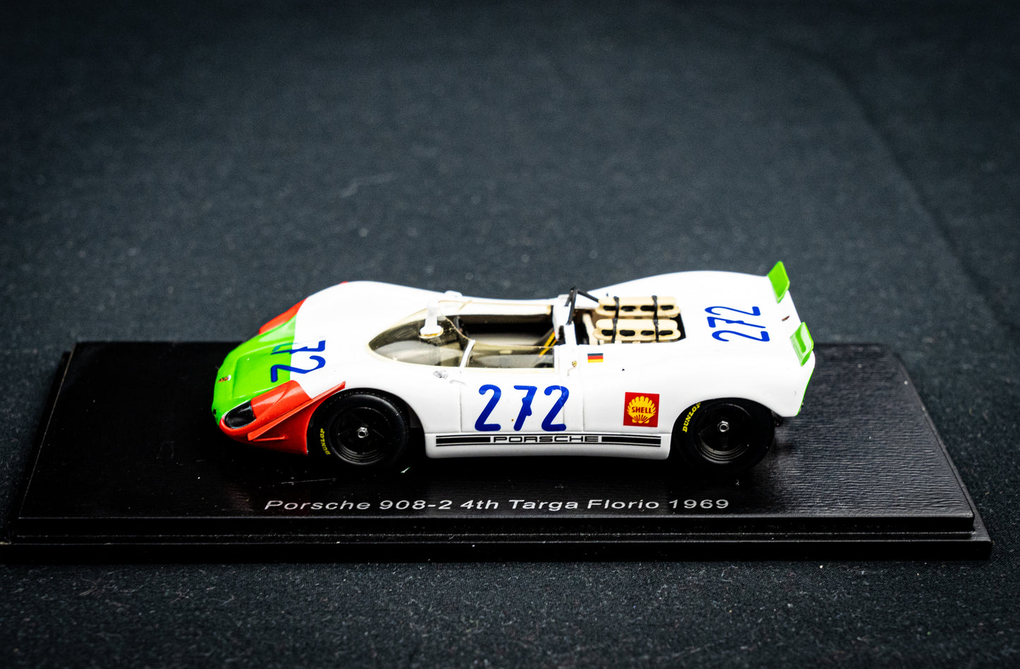 Porsche 908-2 #272 W. Kauhsen / K. von Wendt - 4th Targa Florio 1969 - Spark 1:43