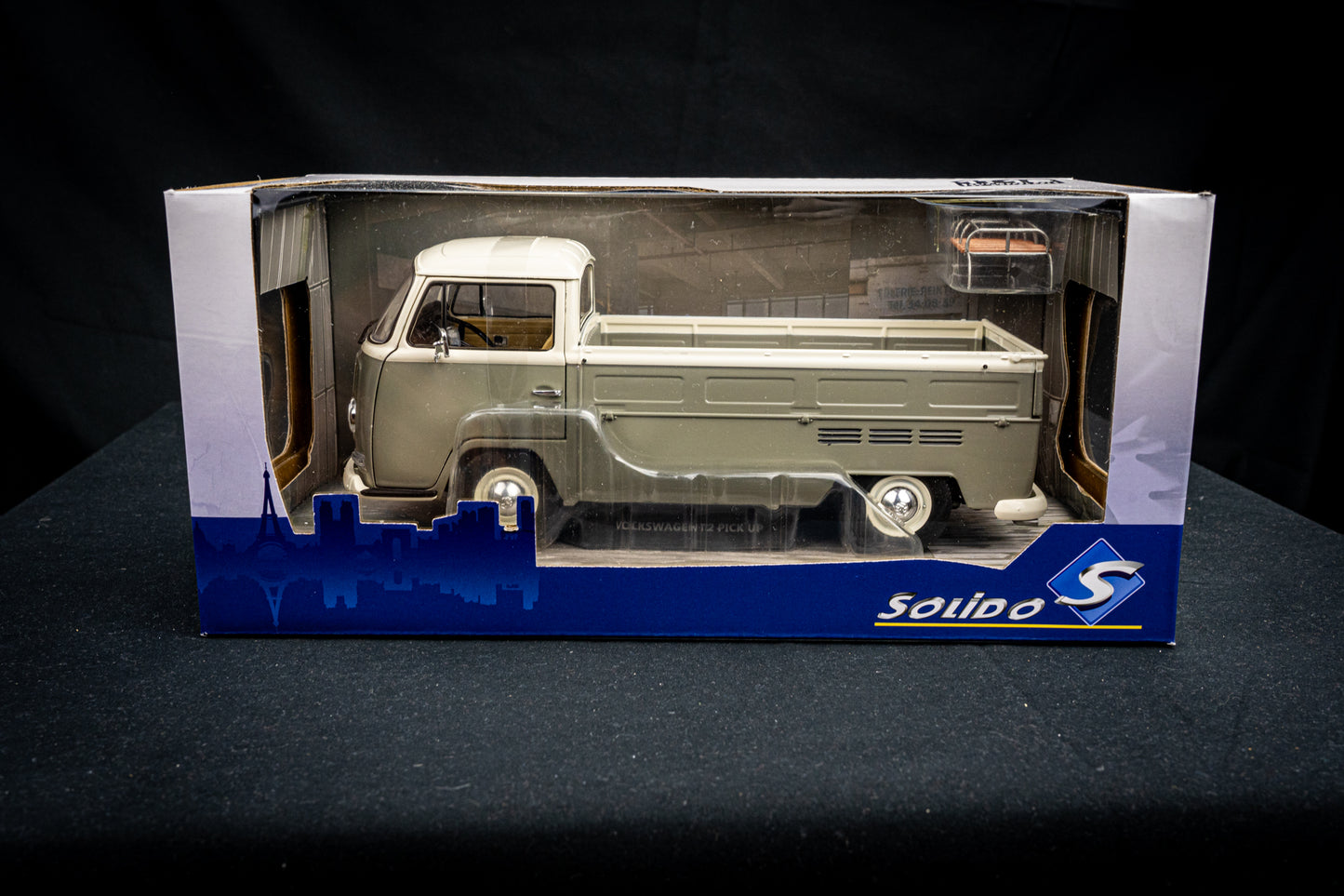 Volkswagen VW T2 Pickup grau 1968 rot - Solido 1:18