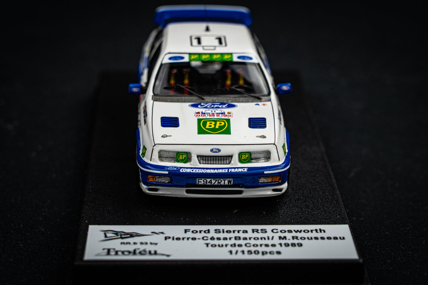 Ford Sierra RS Cosworth #11 lim. 1/150 Stk. Baroni / Rousseau - Tour de Corse 1989 - Trofeu 1:43