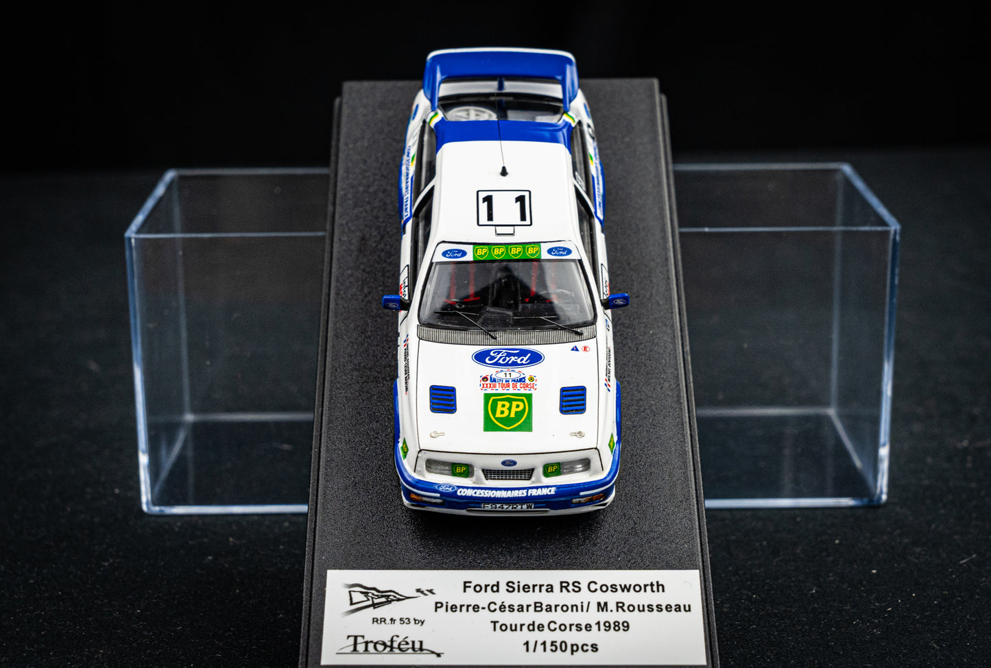 Ford Sierra RS Cosworth #11 lim. 1/150 Stk. Baroni / Rousseau - Tour de Corse 1989 - Trofeu 1:43