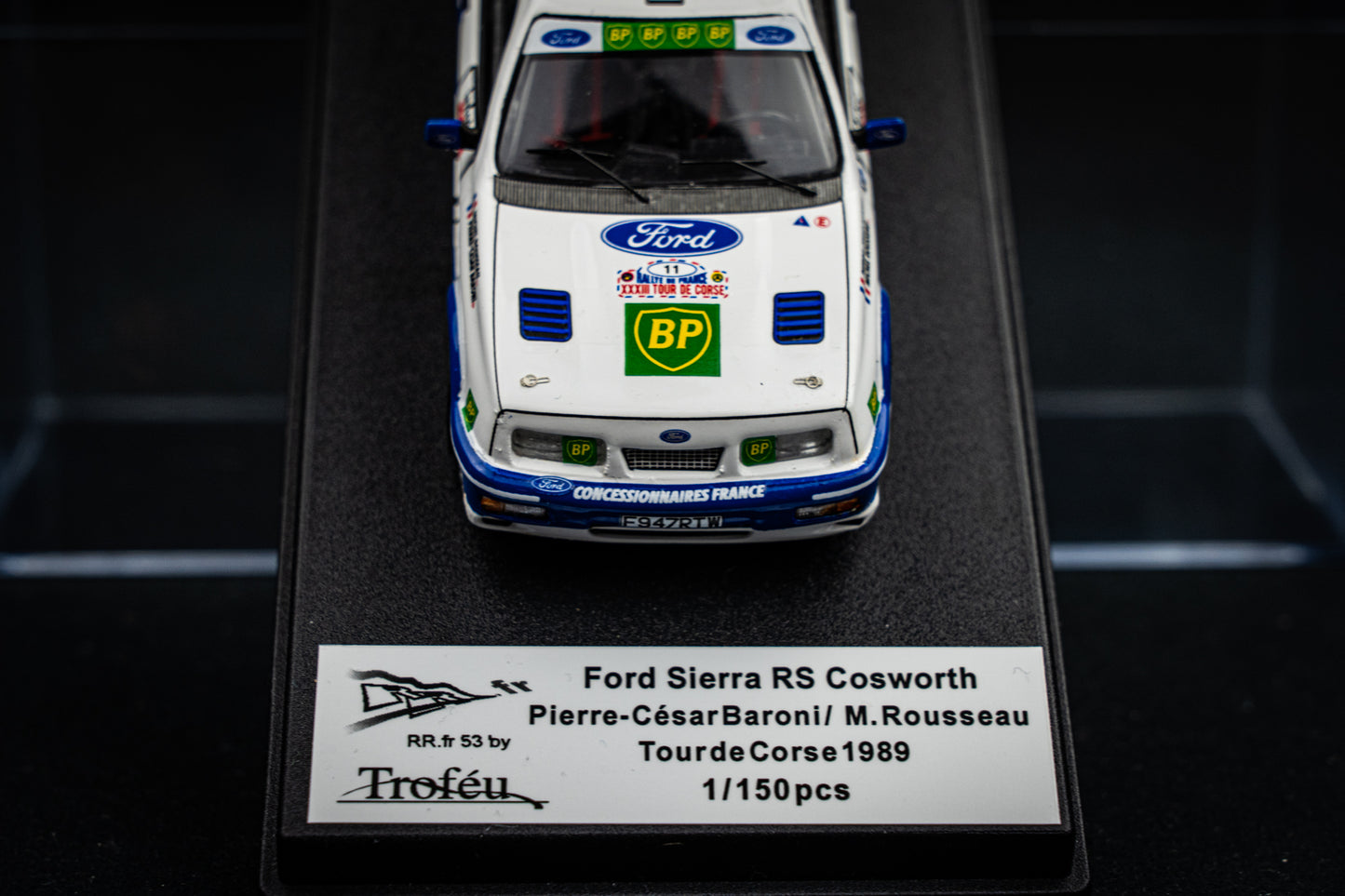 Ford Sierra RS Cosworth #11 lim. 1/150 Stk. Baroni / Rousseau - Tour de Corse 1989 - Trofeu 1:43