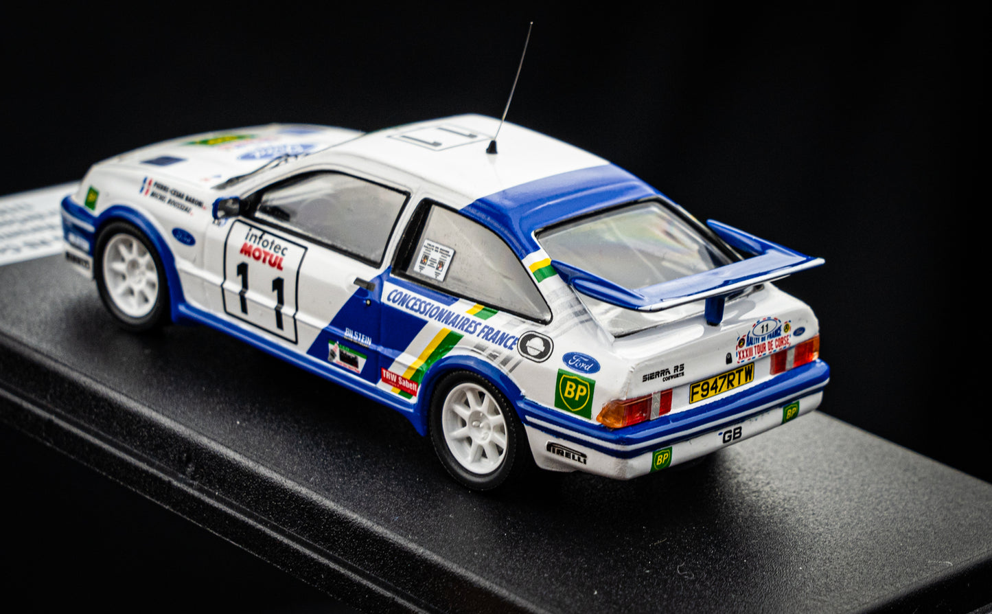 Ford Sierra RS Cosworth #11 lim. 1/150 Stk. Baroni / Rousseau - Tour de Corse 1989 - Trofeu 1:43