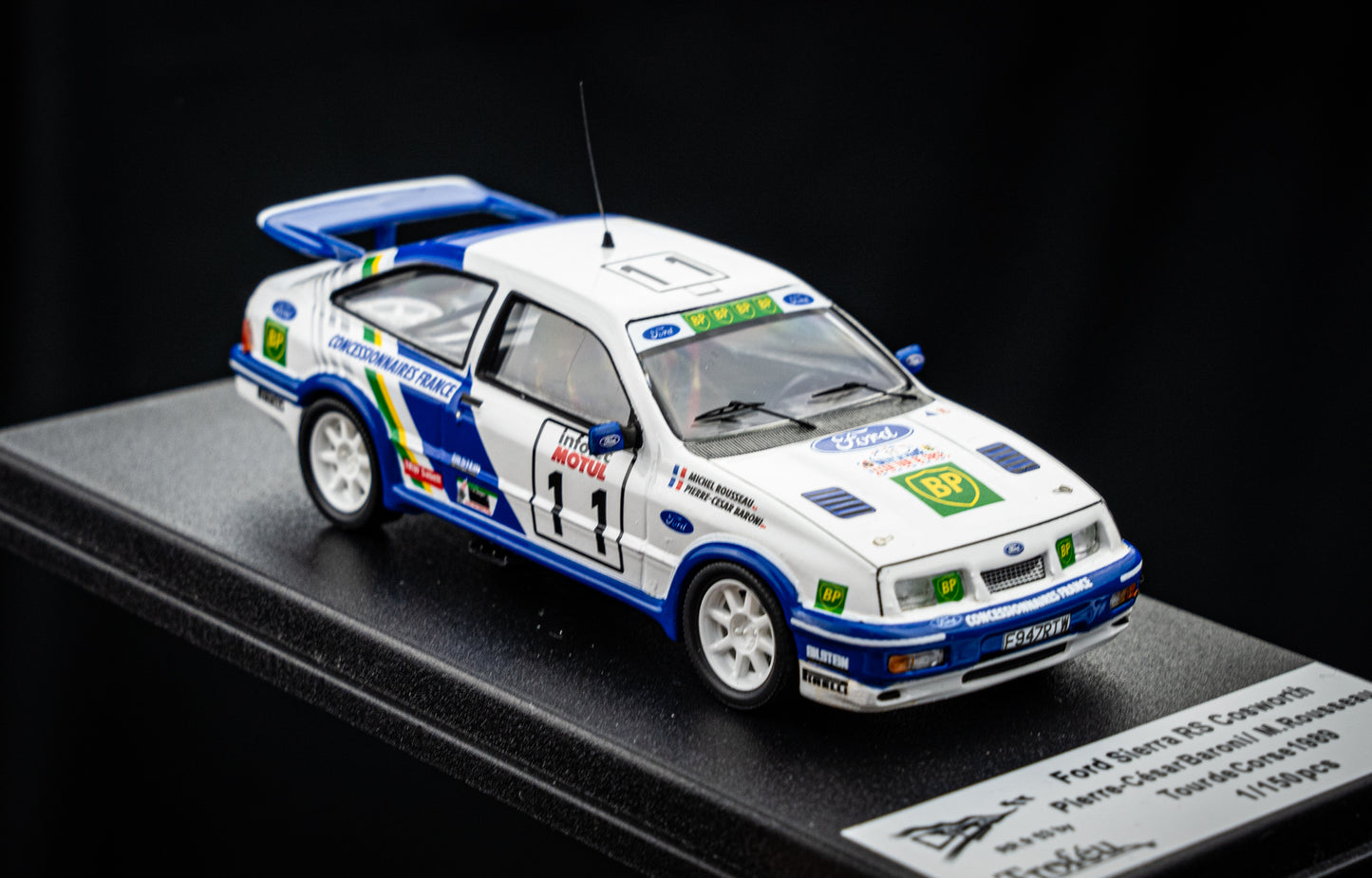 Ford Sierra RS Cosworth #11 lim. 1/150 Stk. Baroni / Rousseau - Tour de Corse 1989 - Trofeu 1:43
