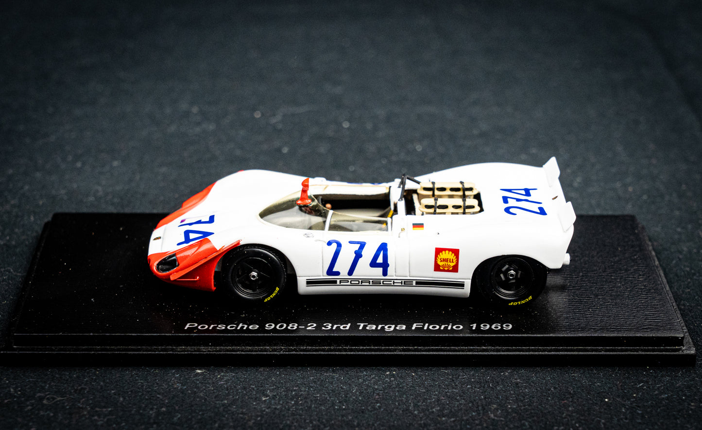 Porsche 908-2 #274 R. Stommelen / H. Herrmann - 3rd Targa Florio 1969 - Spark 1:43