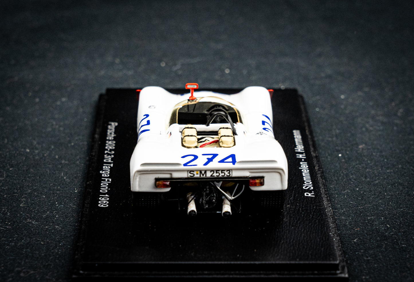 Porsche 908-2 #274 R. Stommelen / H. Herrmann - 3rd Targa Florio 1969 - Spark 1:43
