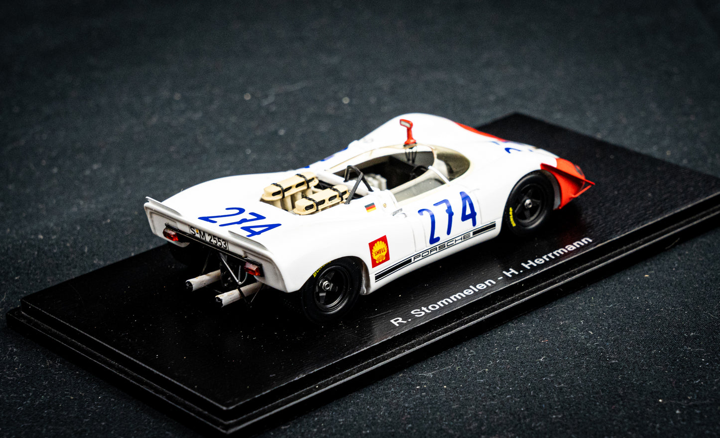 Porsche 908-2 #274 R. Stommelen / H. Herrmann - 3rd Targa Florio 1969 - Spark 1:43