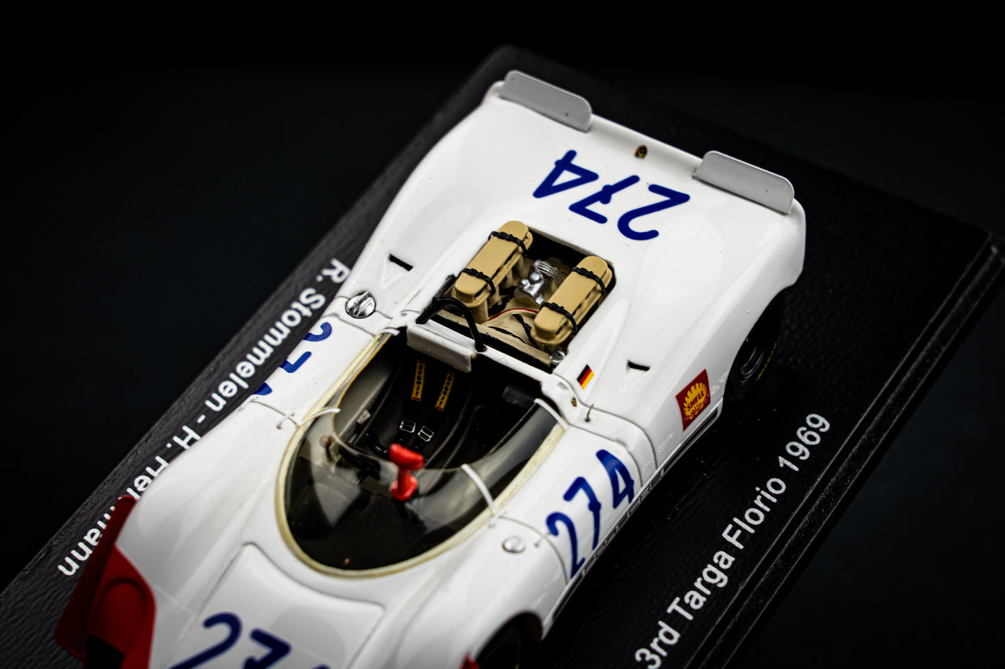 Porsche 908-2 #274 R. Stommelen / H. Herrmann - 3rd Targa Florio 1969 - Spark 1:43