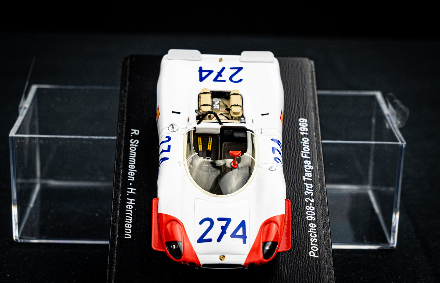 Porsche 908-2 #274 R. Stommelen / H. Herrmann - 3rd Targa Florio 1969 - Spark 1:43