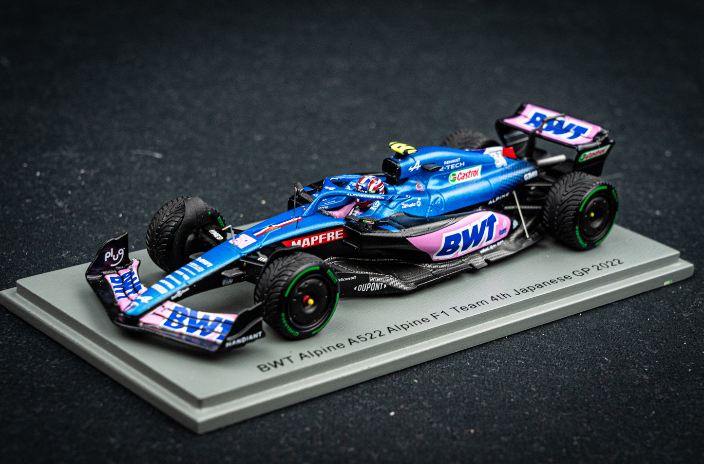 Esteban Ocon - BWT Alpine A522 #31 4th Japanese GP 2022, Spark 1:43
