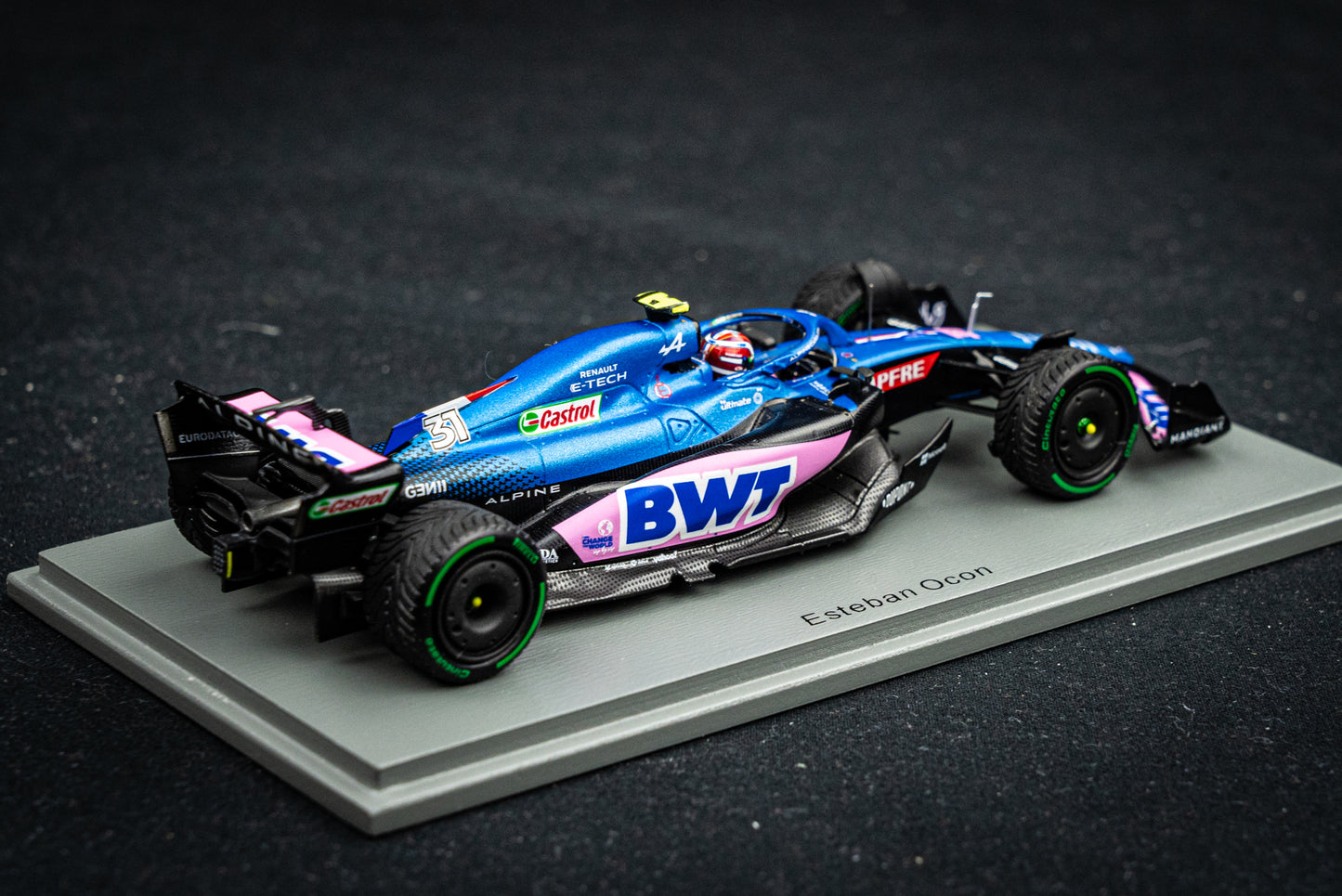 Esteban Ocon - BWT Alpine A522 #31 4th Japanese GP 2022, Spark 1:43