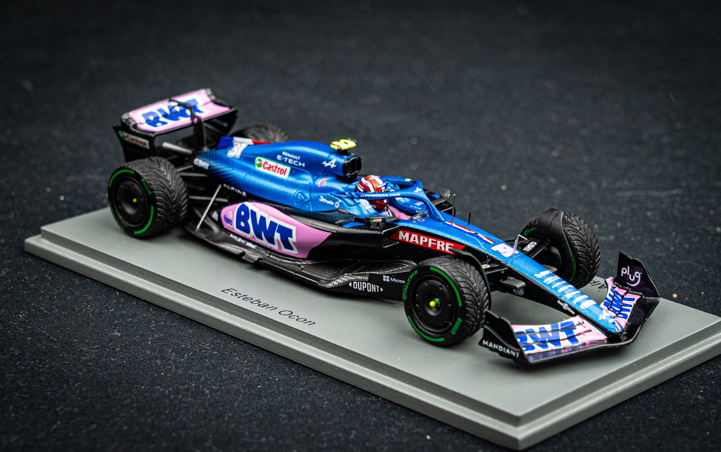 Esteban Ocon - BWT Alpine A522 #31 4th Japanese GP 2022, Spark 1:43